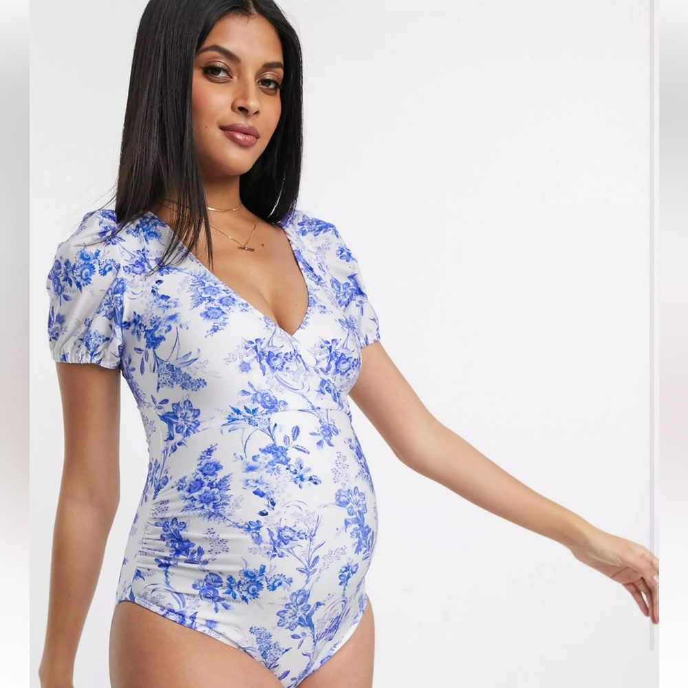 ASOS DESIGN | MATERNITY ONE PIECE SWIMSUIT Sz 10